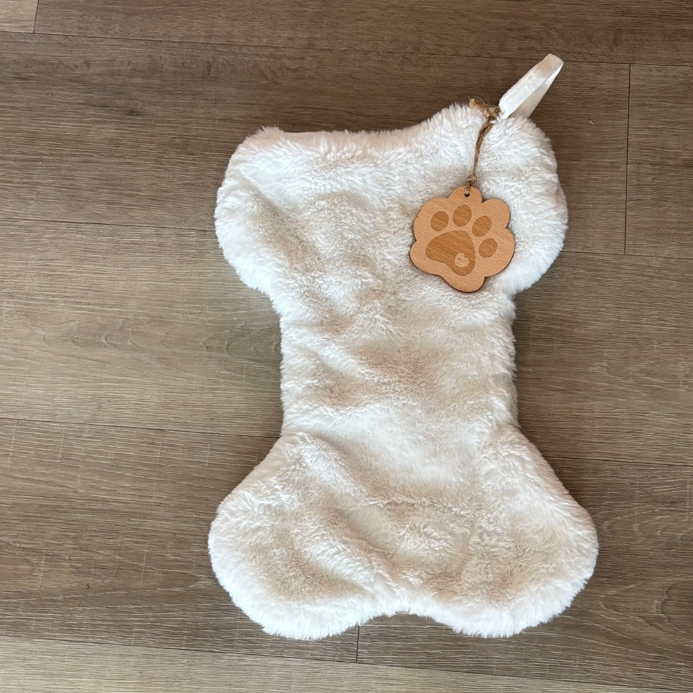 The Humane Society Plush Bone-Shaped Stocking